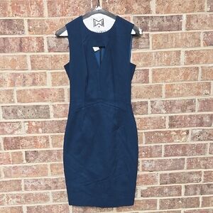 Narciso Rodriguez Elegant Teal Sleeveless Dress Size 38